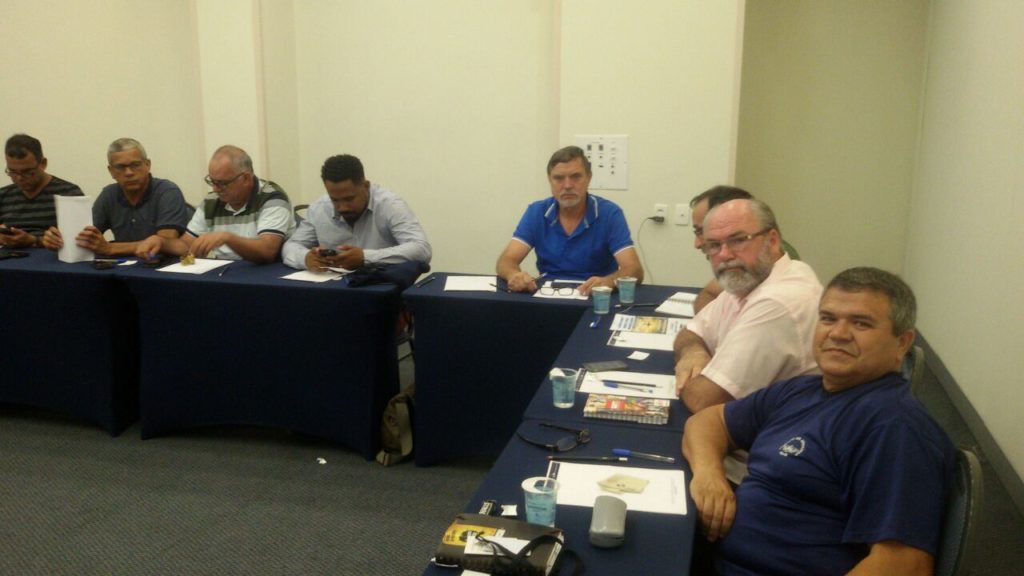 Diretores do do Sindicato dos Aeroviários de Porto Alegre participam da reunião