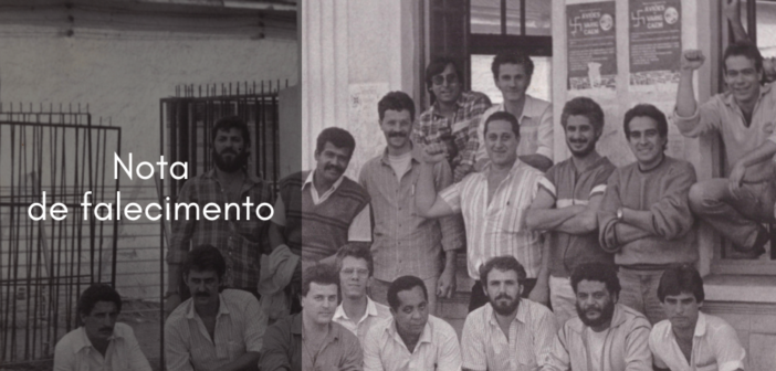 Nota de falecimento: Morre Cesar Gerardi, fundador e ex-presidente do Sindicato